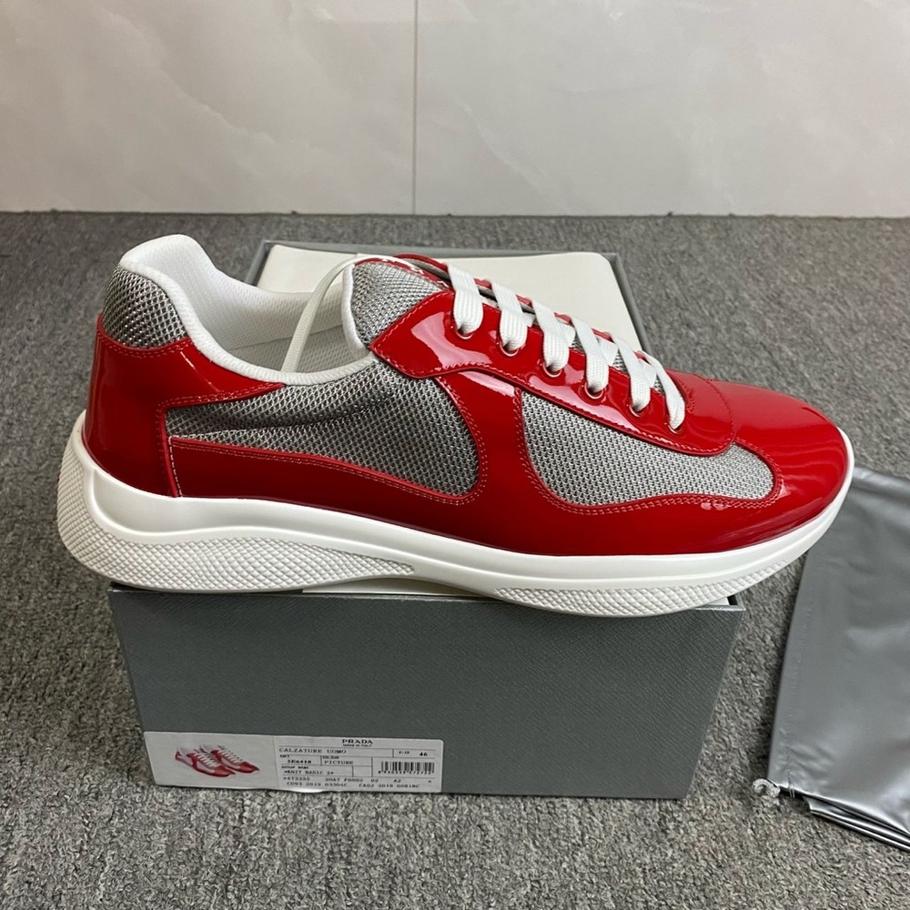 Prada Men’s size 12 Red and Gray